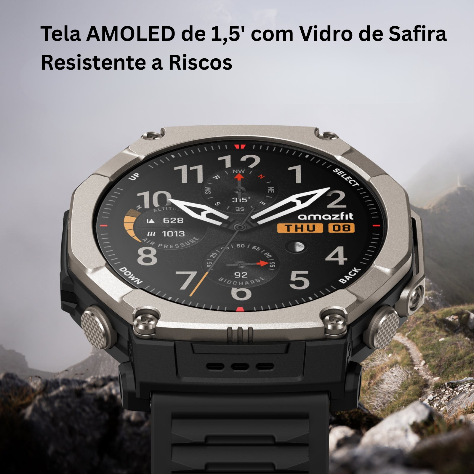 Amazfit T-Rex Ultra 2 – Smartwatch Robusto para Aventura
